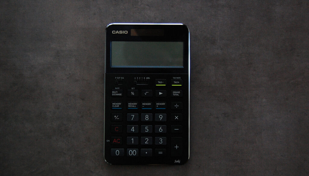 CASIO/ プレミアム電卓 S100-BK