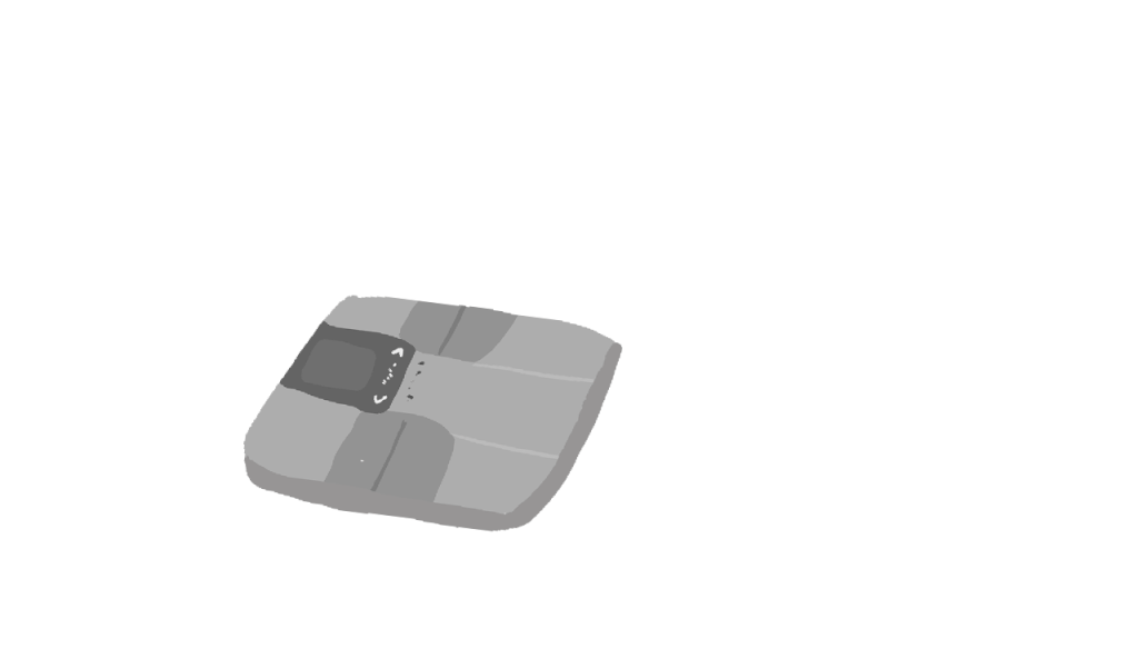 タニタの体重計RD-503イラスト